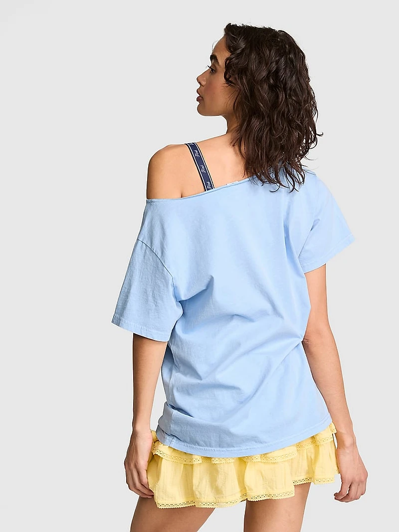 Campus Cotton™ Off-The-Shoulder Tee