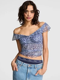 Oﬀ-The-Shoulder Ruﬄe Top