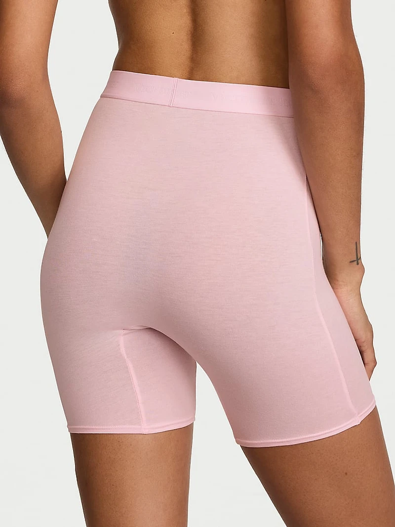 Logo Cotton High-Waist Boxer Brief