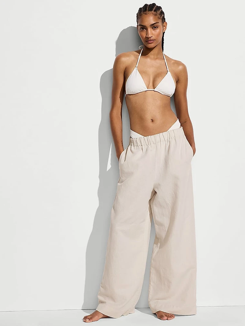 Beachwear Linen Pants