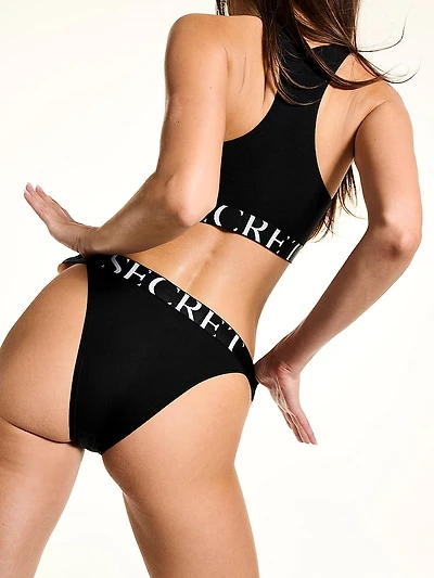 Exploded Logo Cotton 90s Brief Panty