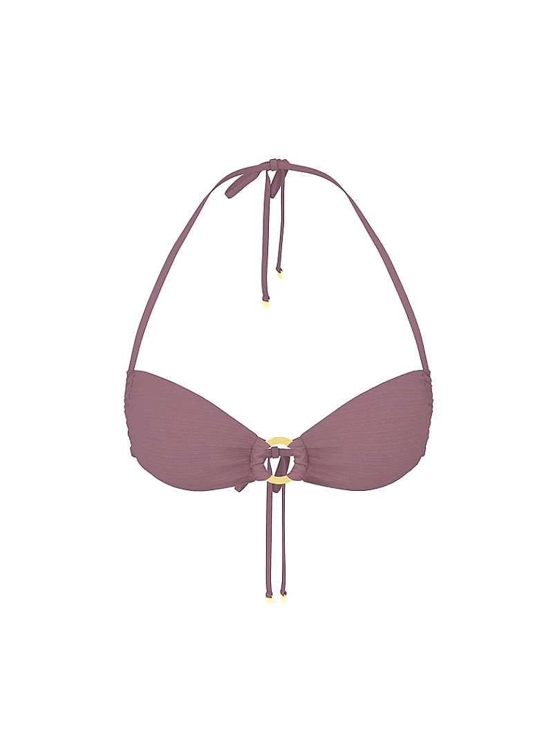 Glam Rings Bandeau Bikini Top