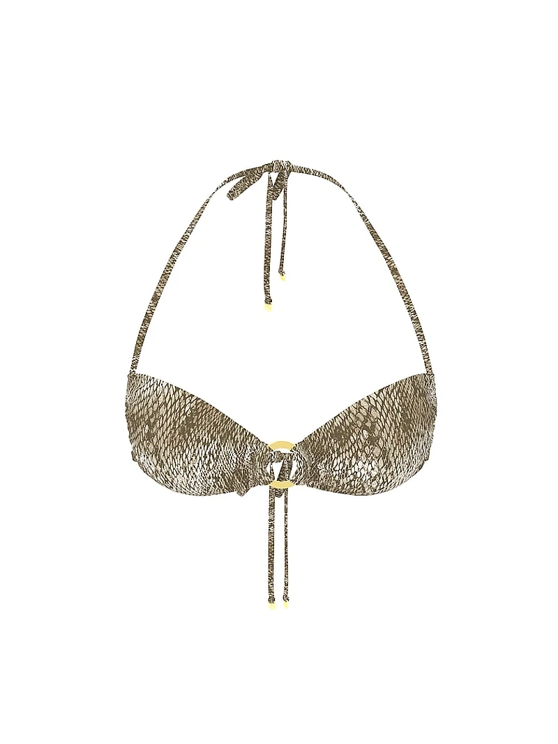 Glam Rings Bandeau Bikini Top