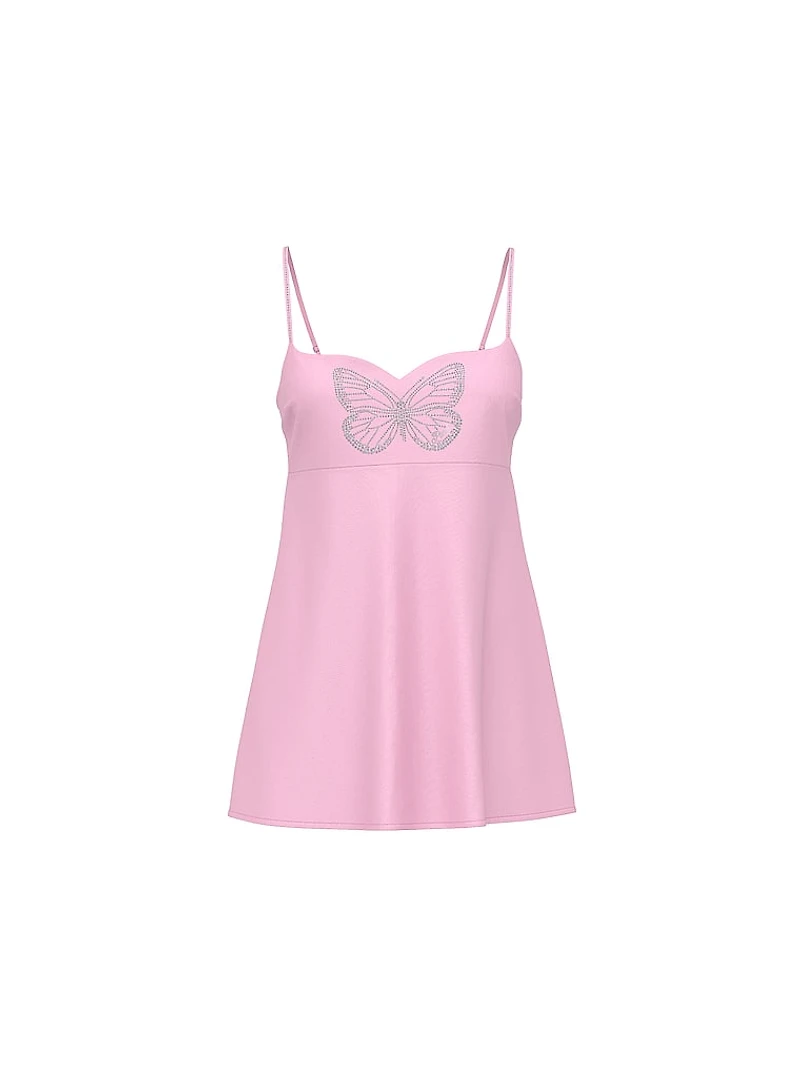 GRWPINK™ Satin Slip Dress