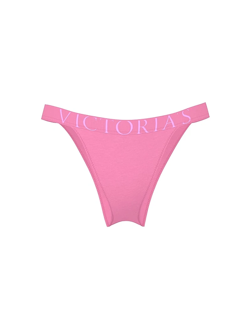 Exploded Logo Cotton 90s Brief Panty