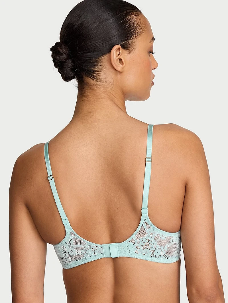 Lace Wireless Push-Up Bra