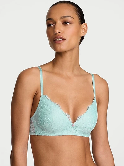 Lace Wireless Push-Up Bra