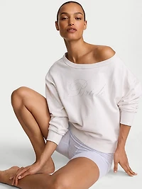Bridal Terry Boatneck Sweatshirt