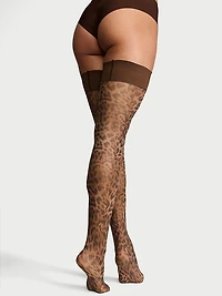Leopard Thigh Highs