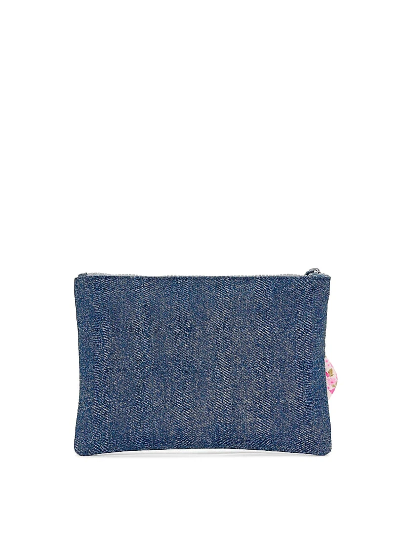 Denim Zip Pouch