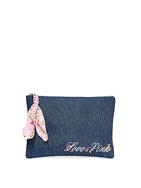 Denim Zip Pouch