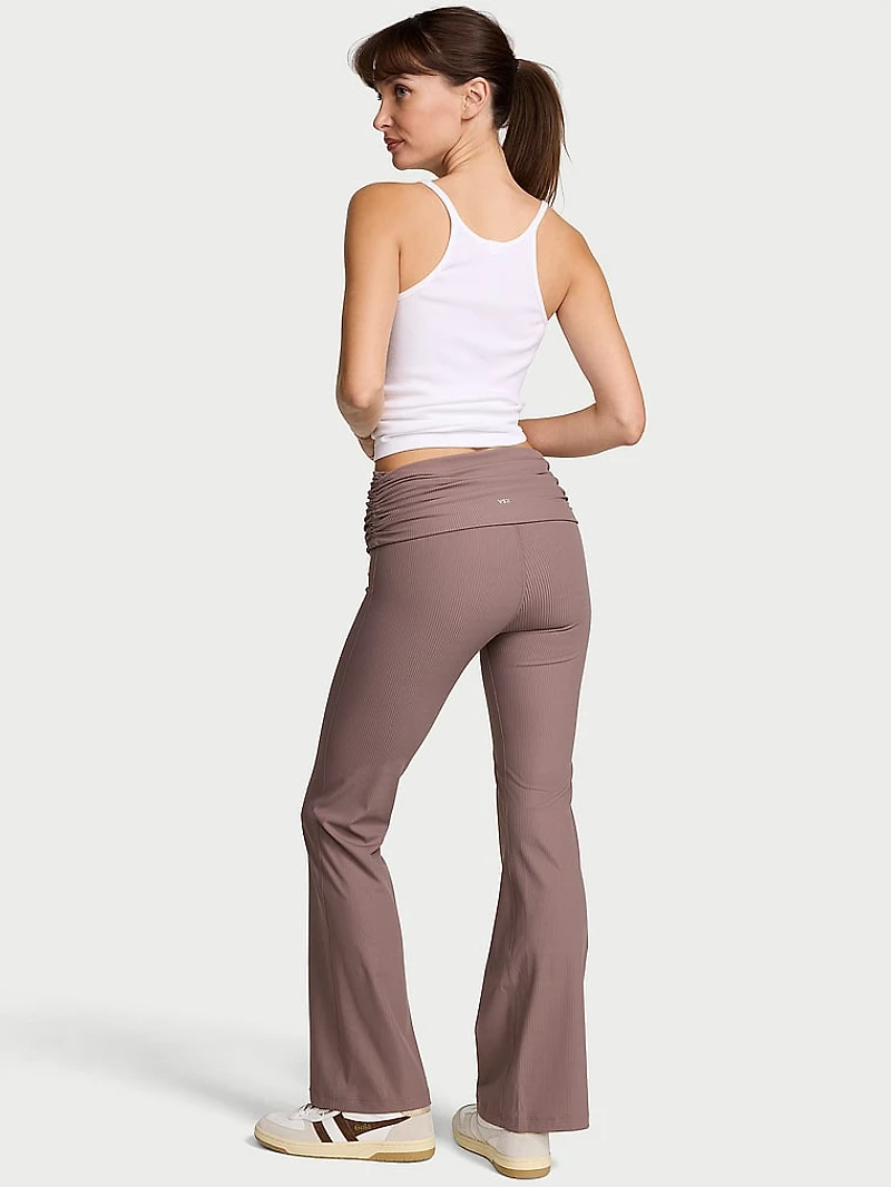 VSX Elevate™ Rib Ruched Foldover Flare Legging