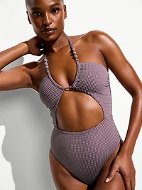 Beach Beads Cut-Out Cheeky One-Piece Swimsuit