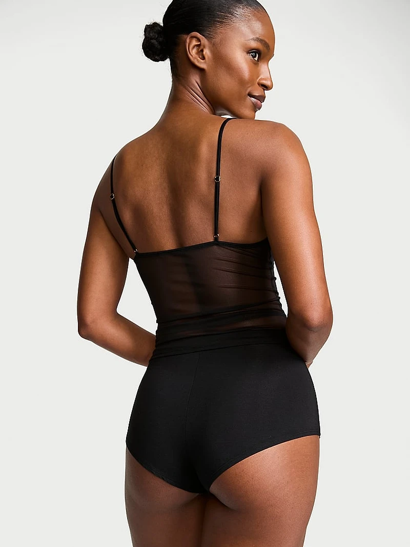 Sheer Reveal Modal & Mesh Cami Set