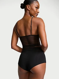 Sheer Reveal Modal & Mesh Cami Set