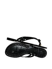 Shine Bow Jelly Sandals