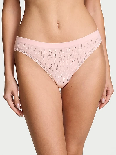 Seamless Sheer Rib Bikini Panty