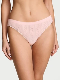 Seamless Sheer Rib Bikini Panty