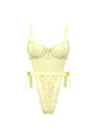 Wicked Unlined Lace Teddy