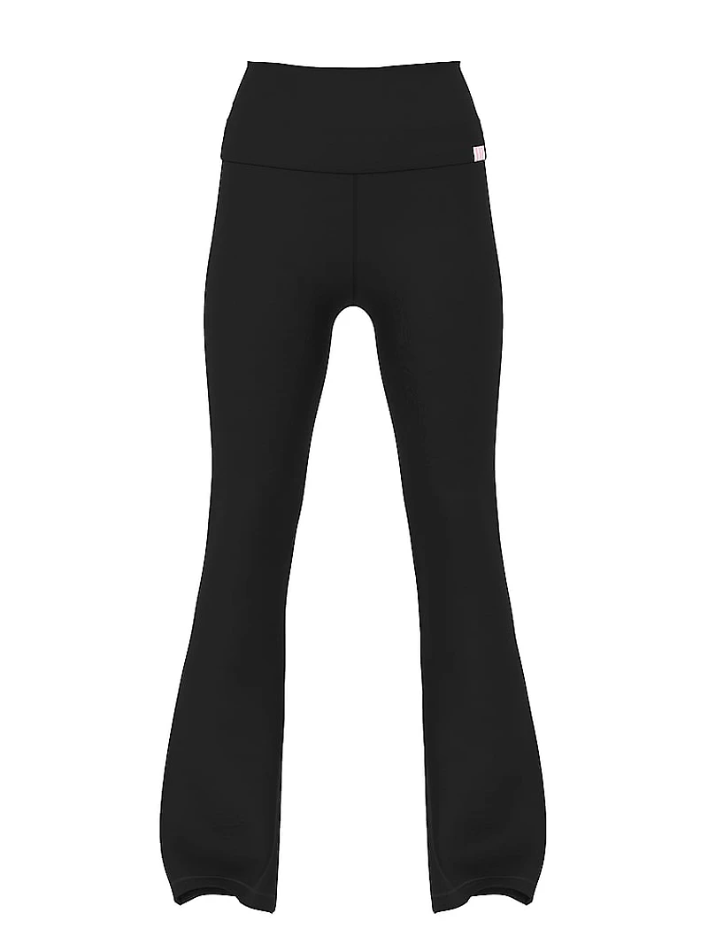 Cotton Foldover Flare Legging