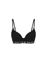 Bombshell Add-2-Cups Cotton Exploded Logo Push-Up Bra