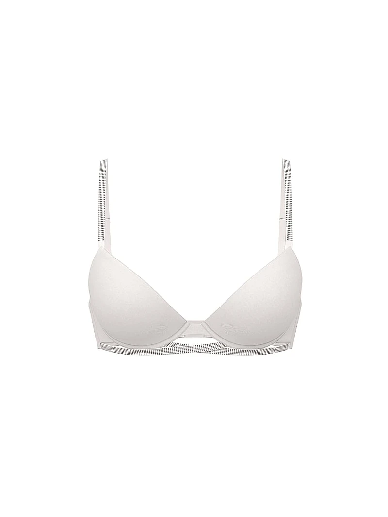 Shine Strap Smooth Push-Up Bra
