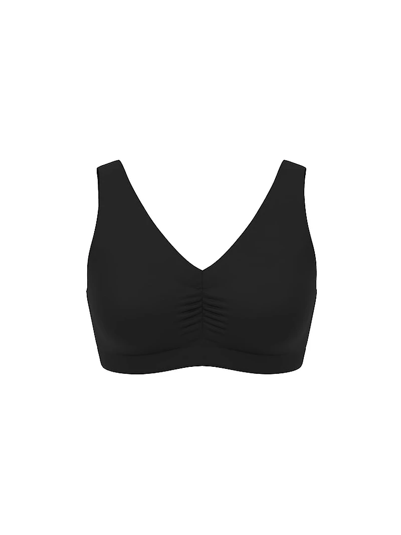 Seamless Plunge Pumping Bra