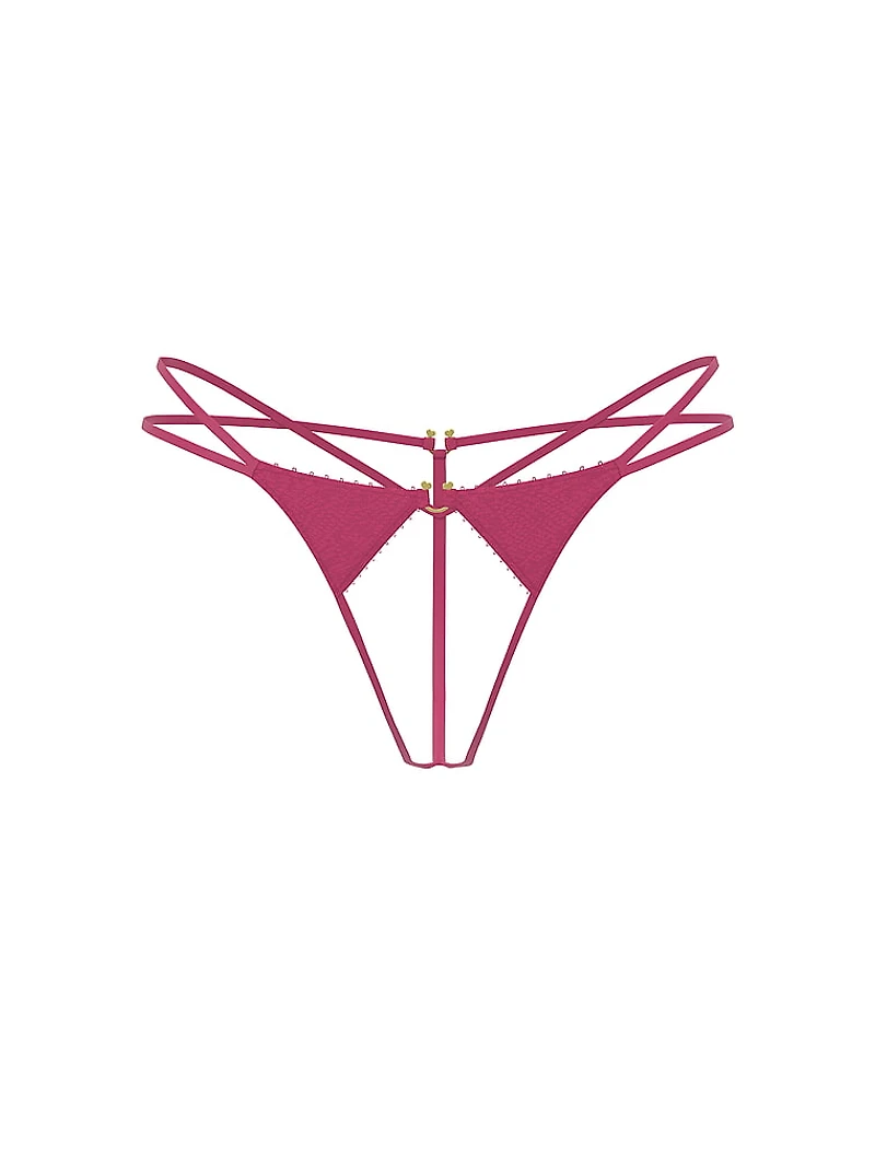 Hardware Adjustable V-String Panty