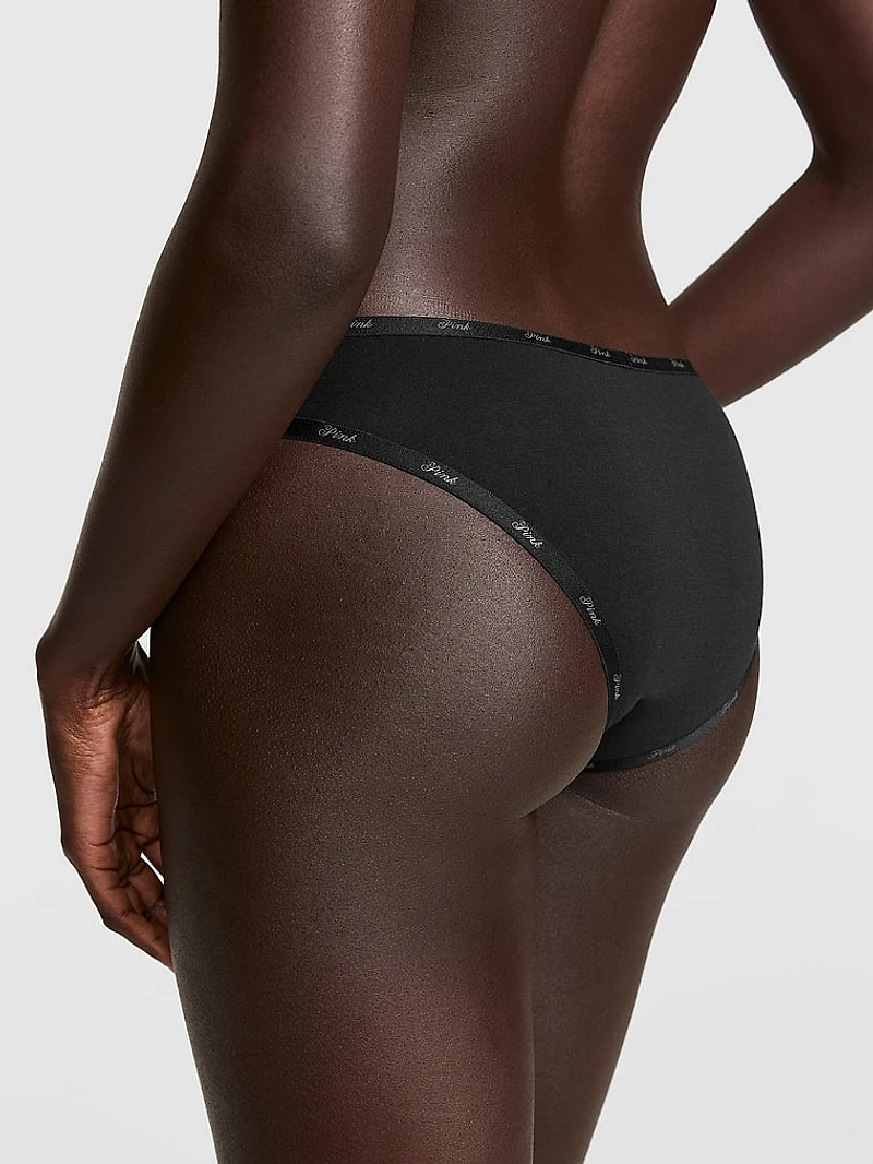 Logo Cotton Cheeky Panty