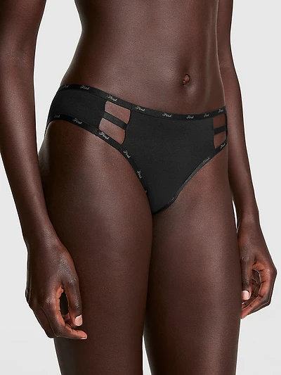 Logo Cotton Cheeky Panty