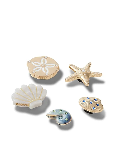 5-Pack Gold Sea Jibbitz™ Charms