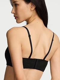 Lace Push-Up Wireless Bandeau Strapless Bra