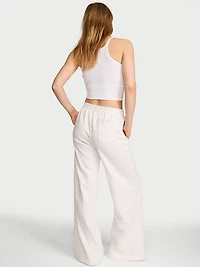 Effortless Fleece Wide-Leg Sweatpant