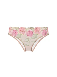 Sweet Melody Embroidery Brazilian Panty