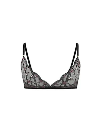 Tease Sheer Stripe Triangle Bralette