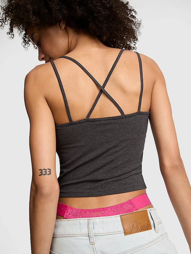 All-Day Cotton™ Strappy Tank Top