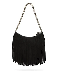 Crescent Fringe Shoulder Bag