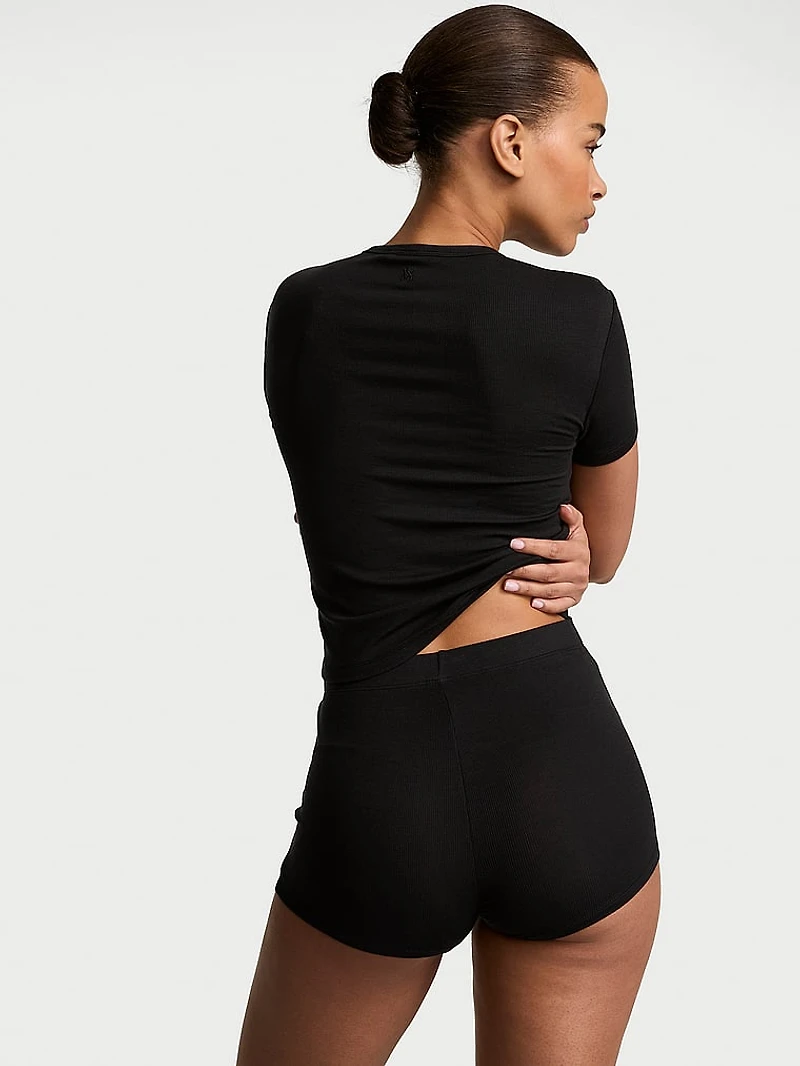 SoSoft™ Modal Ribbed Tee & Shortie Set