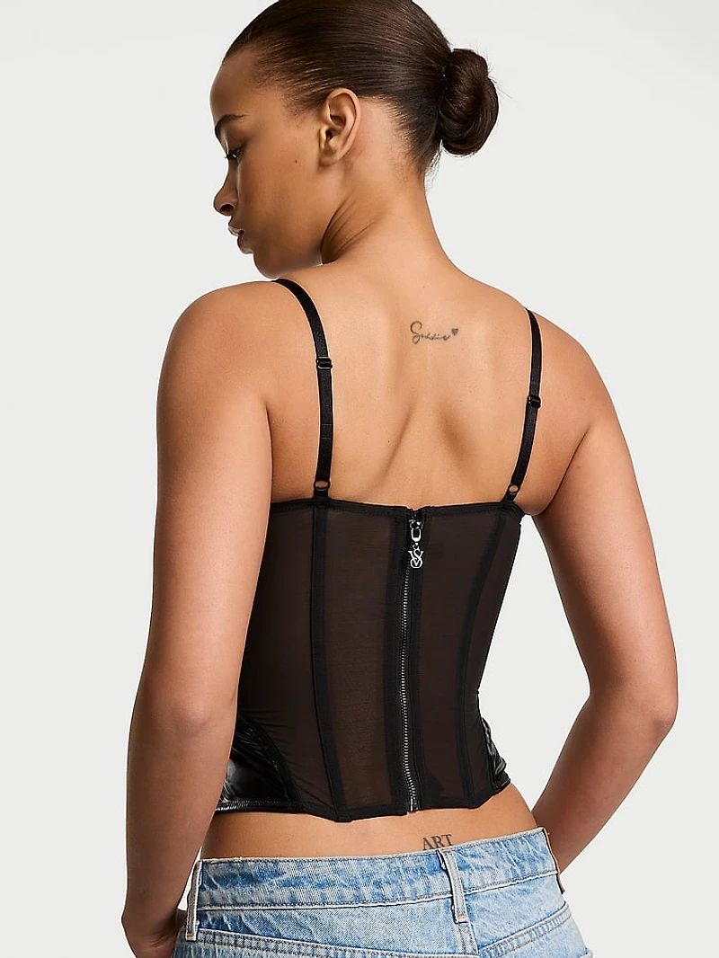 Desire Lines Embroidery Corset Top