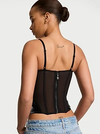 Desire Lines Embroidery Corset Top
