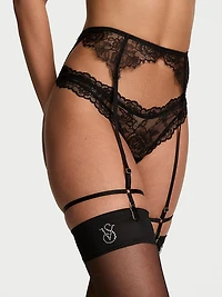 Rose Lace Garter Belt
