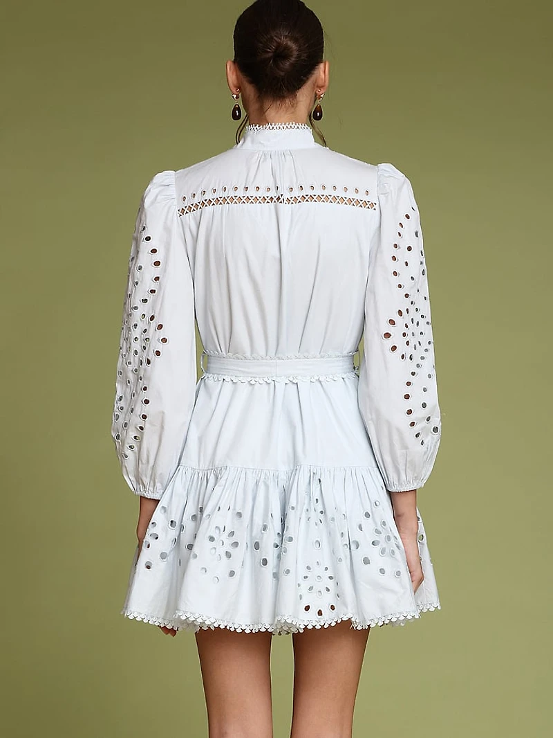 Cotton Broderie Anglaise Shirtdress