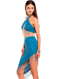 Sally Skirt Blue Jade