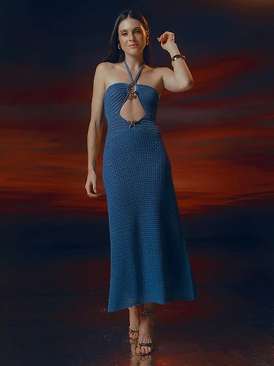 Zully Dress Blue Jade