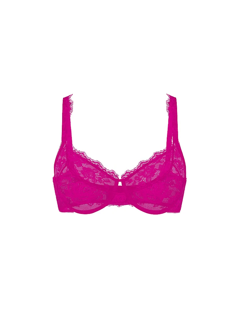 The Fabulous by Victoria's Secret Unlined Rose Lace Full-Cup Bra