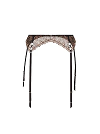 Geo Leo Embroidery Garter Belt