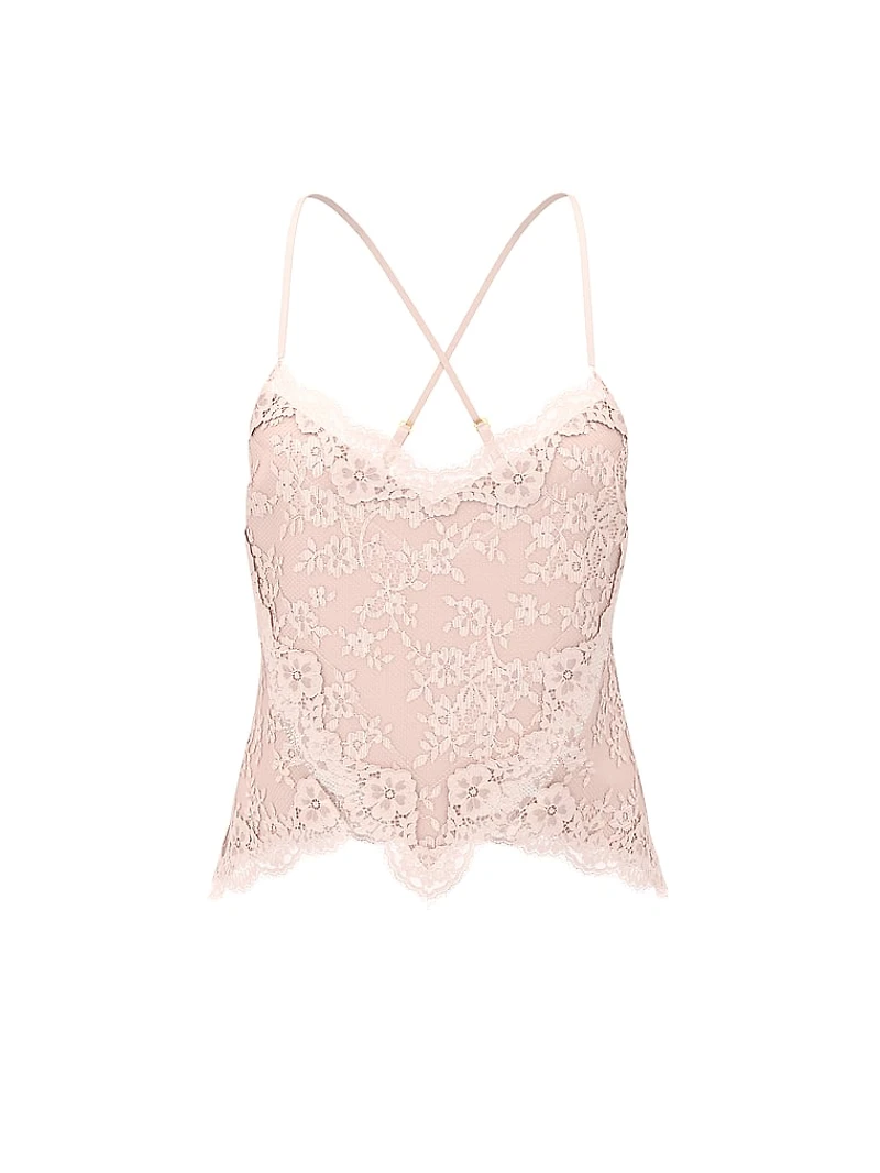 Lace Scallop-Hem Cami