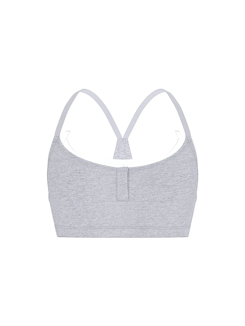 All-Day Cotton™ Double Up Henley Bra