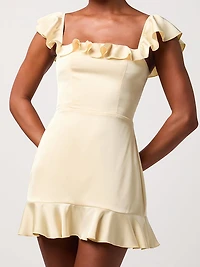 Sunny Ruffle Mini Dress