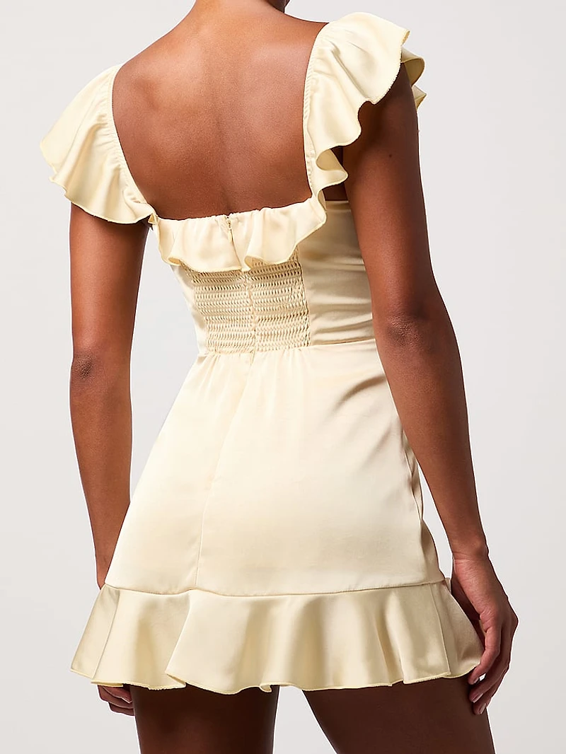 Sunny Ruffle Mini Dress